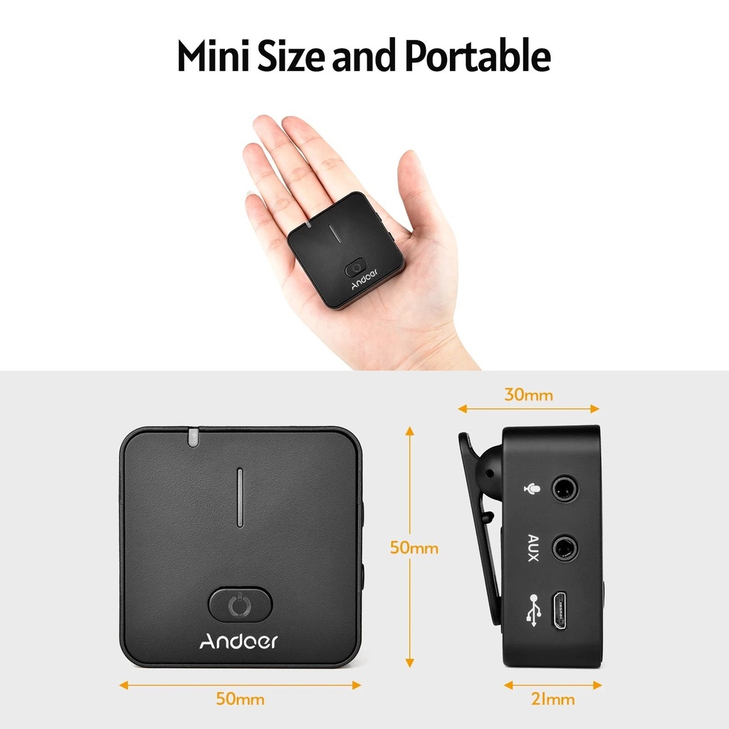 MX5 Wireless Recording Microphone System - Lavalier