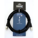 MICROPHONE CABLE 0.5M REAN XLR M-F - front view