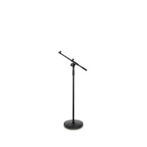 Touring Series Microphone Stand with Round Base and 2-Point Adjustment Telescoping Boom