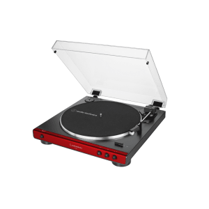 AT-LP60X AUTO BELT-DRIVE STEREO TURNTABLE RED