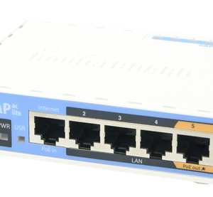 MikroTik RB952UI-5AC2ND hAP ac Lite, 802.11ac 5 Port Router