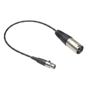 Mini XLR 3pin Socket to XLR Male 3pin Audio Cable