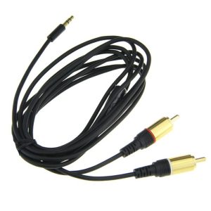 3.5mm Jack to 2 RCA Cable Lead 2m