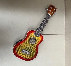 Monterey DLX Soprano Ukulele - Flame Sunburst