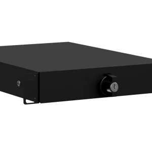 10.5" rack drawer - 1 unit with key lock