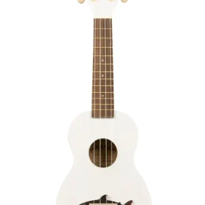 Makala Soprano Shark Ukulele - Great White - front view