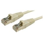 2m Cat6 26AWG Beige STP Patch Lead