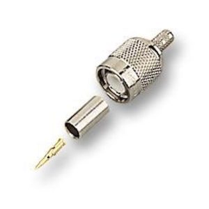 RF / Coaxial Connector, TNC Coaxial, Straight Plug, Crimp, 50 ohm, R-8A, RG58, RG58C, RG141, RG303