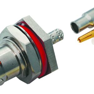 RF/COAXIAL, BNC BULKHEAD JACK STR 75 OHM