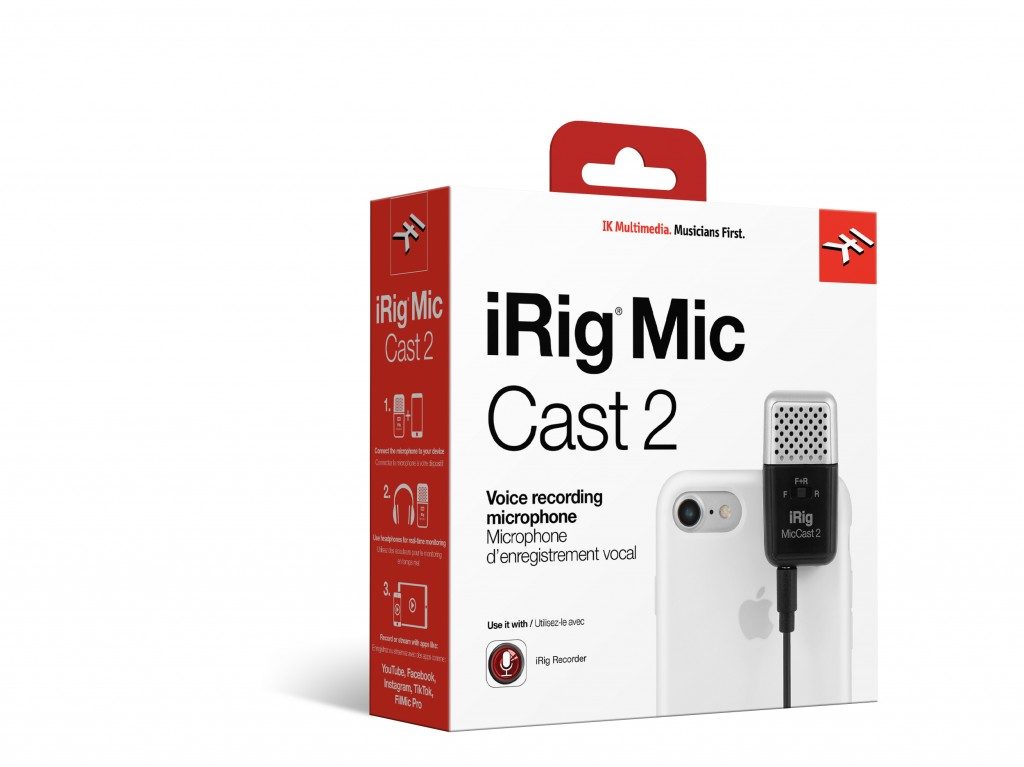 iRig Mic Cast 2 Voice recording microphone