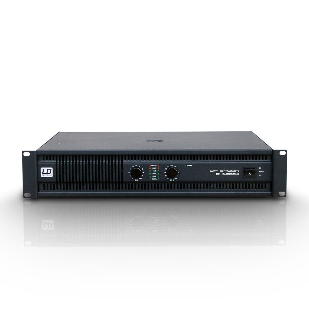 LD Systems DEEP2 2400X PA Power Amplifier 2 x 1200W