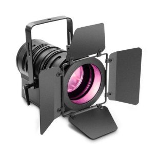 Theatre Spotlight with PC Lens and 60W RGBW LED in Black Housing