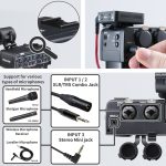 TASCAM CA-XLR2d-N XLR Microphone Adapter (Nikon Version) - front view