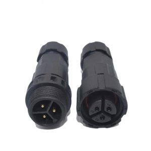 IP68 Waterproof Connector 3 Pin Screw Lock Line