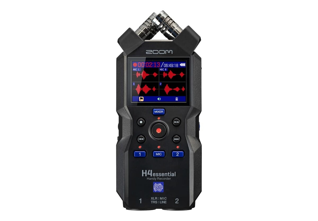 Zoom H4 essential – 4 Track Handy Audio Recorder with Mic and 32 bit Recording
