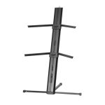 Double keyboard stand - front view