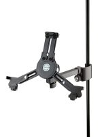K&M Tablet / PC Holder with arm attachement - front view