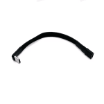 USB-C Straight Female to USB-C Right Angle Up Flat Silicone Charging Cable 1m