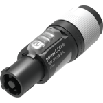 powerCON cable connector power out grey, OD 10-16mm