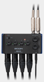 Zoom AMS-44 4 Channel Audio Interface - front view