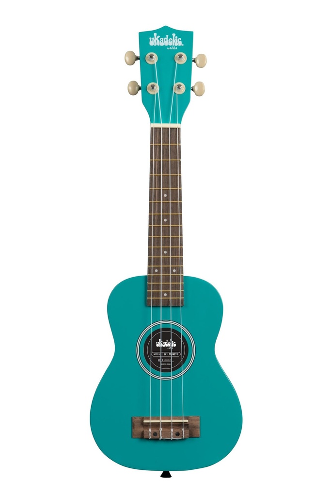 Soprano Ukulele Featuring Wooden Body, Board and Bridge - Includes Bag, Strings and Machine Heads Loch Ness - front view