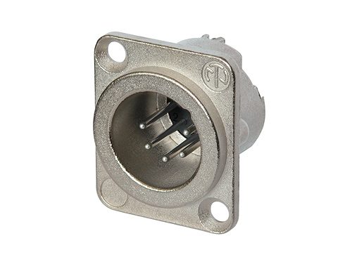 Neutrik  XLR Connector  5 Pin  Panel Mount  MALE