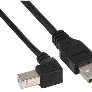 USB A To Right Angle USB B 1m