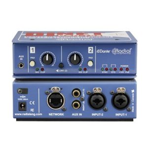 Radial DiNET DAN TX2 Dante Transmitter 2 Channel