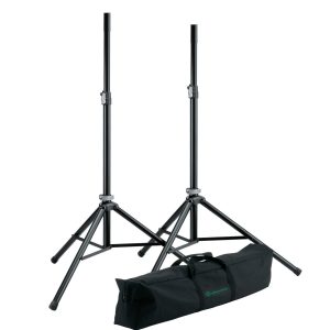K&M Speaker stands x2 with carry bag