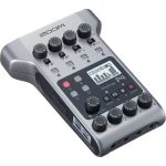 Zoom PodTrak P4 Portable Multitrack Podcast Recorder - front view