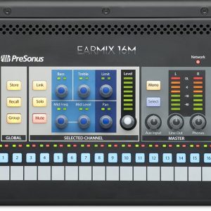 EarMix 16M 16x2 AVB-networked personal monitor mixer
