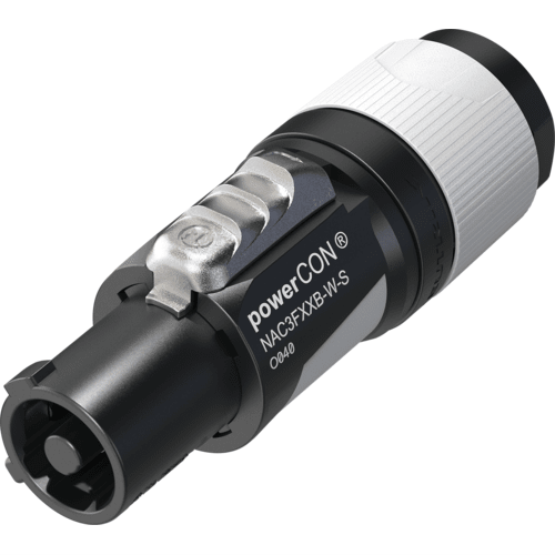 powerCON cable connector power out grey, OD 6-12mm