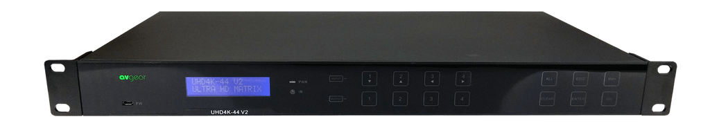 4K 4×4 HDMI Matrix Switcher with 4 HDMI inputs, 4 HDMI outputs,