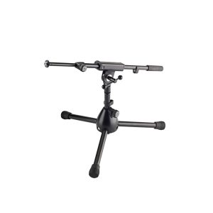 K&M - 25950-300-55 - Extra Low Mic Stand With Telescopic Boom Arm.