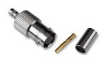 BNC Female Jack, Straight, 50 OHM, Crimp