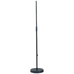 K&M - 26000-300-55 - Mic Stand - Round Base - Straight - front view