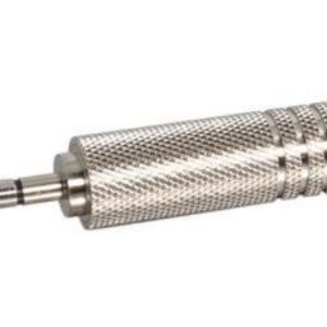 1/4" Stereo Female to 3.5mm Stereo TRS Male Plug Adapter