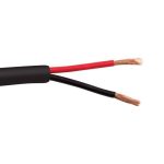 12AWG 2 Core Speaker Cable Black Install 4mm Per M - front view