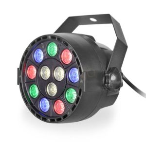LED Mini Par Light 12 LED (R3,G3,B3,W3) DMX 8CH