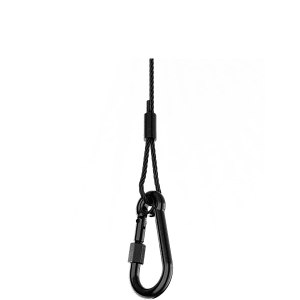 Steel Saftey Cable for Lights  SC-08 Black
