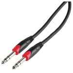 1/4" 3P Plug to 1/4" 3P Plug, 6 ft, 1.83 m - front view