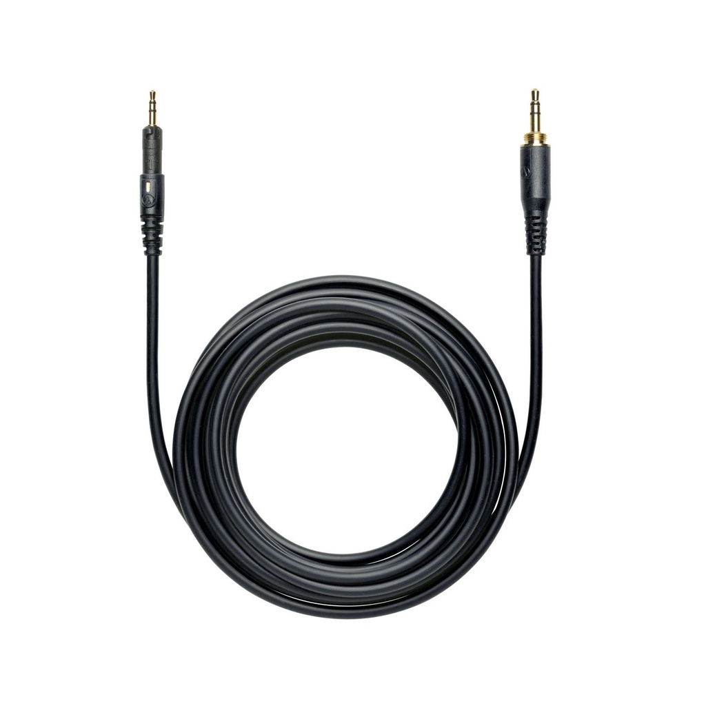 3m straight cable for M50x, M40x and M70x headphones - front view