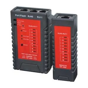 Cable Tester For Networks With Port Flash
