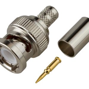 BNC Plug 50 OHM Cable Mount