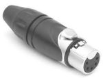 Amphenol XLR Connector 5 Pin Cord Plug FEMALE - front view