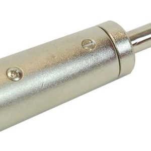 XLR Audio Adapter, Stereo Plug - 6.35mm, Male XLR Plug
