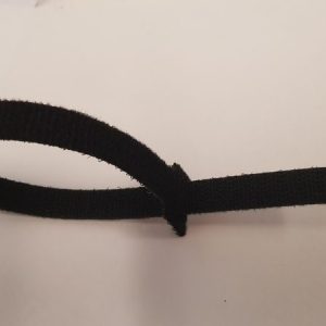 Hook and Loop Cable Tie 300mm Long - Black