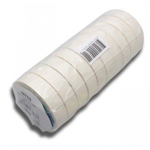 Nitto Insulation Tape 20m x 19mm - White 10 Pack