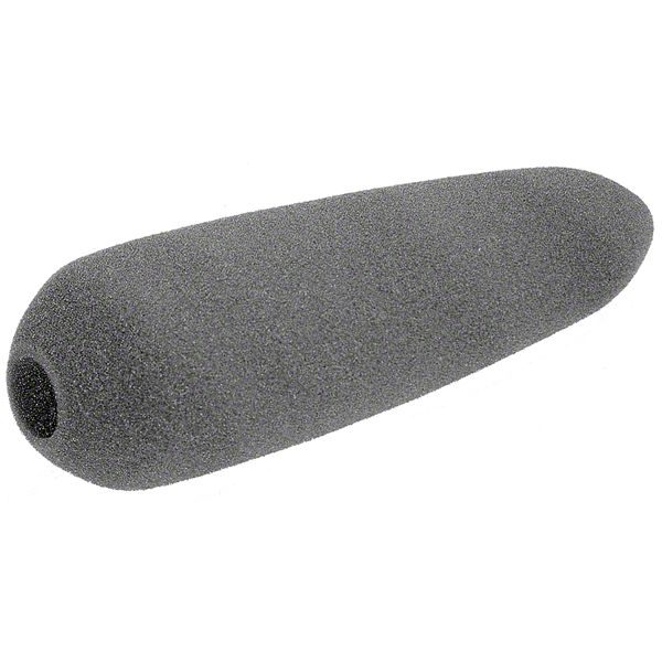 Sennheiser MZW66 Foam Windscreen for ME66 Microphone (Gray) - front view