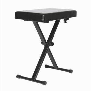 Stagg Adjustable X-Style Keyboard Bench Black